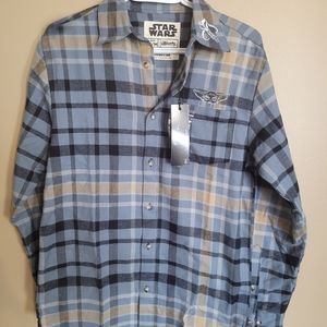 Star Wars x Cakeworthy Mandalorian Flannel Yoda M